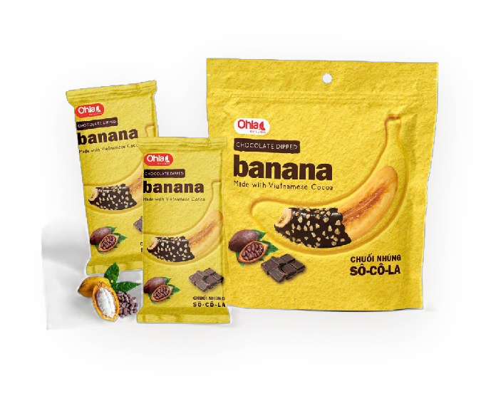 Chocolate-Dipped Banana packaging