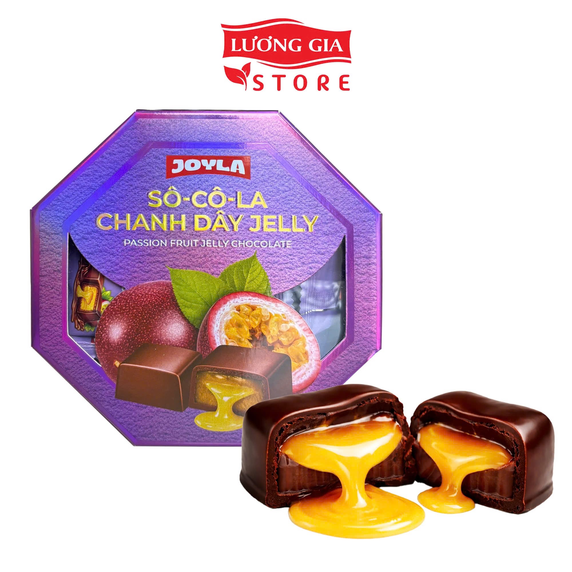 Chocolate Passion Fruit Jelly