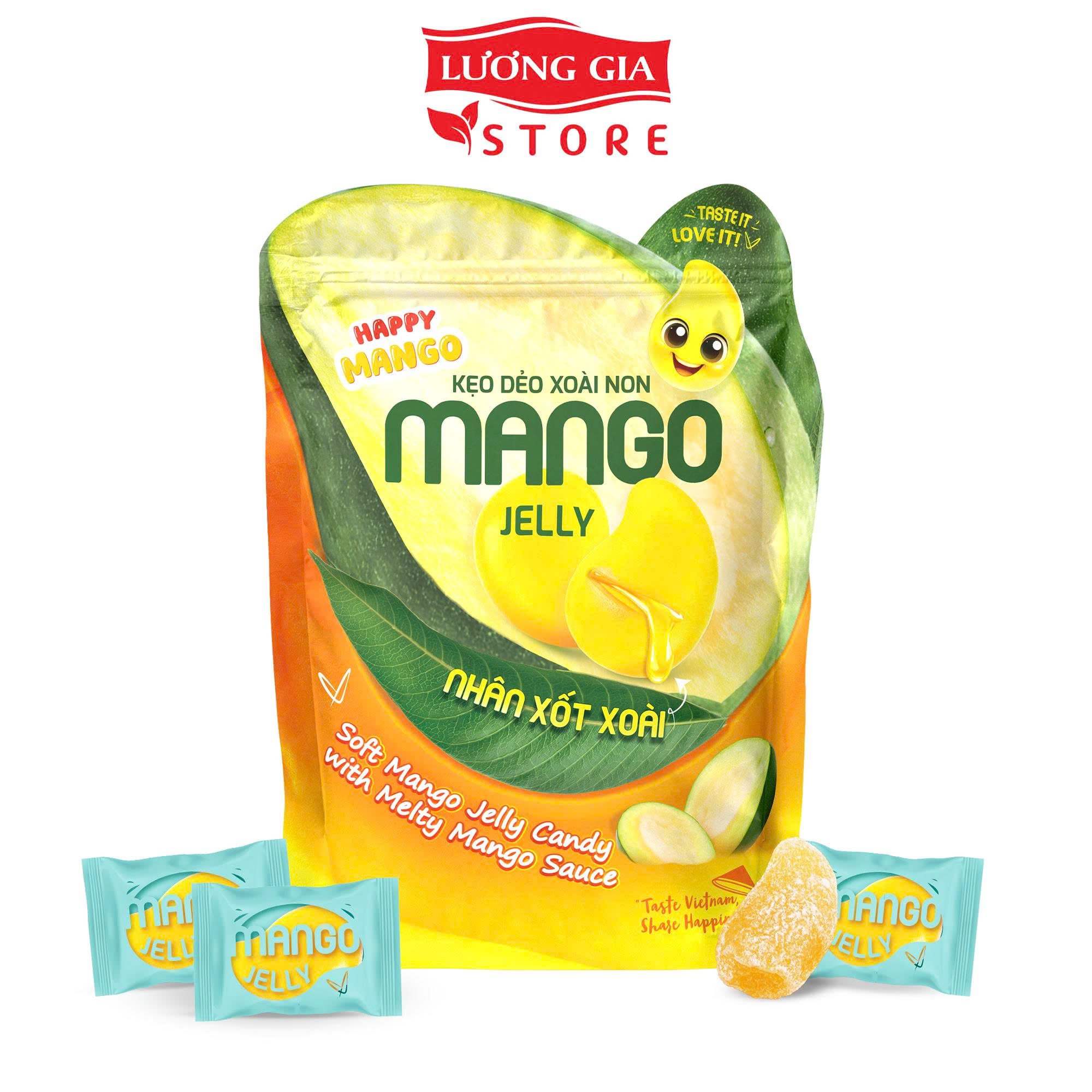 Mango-Filled Green Mango Gummies