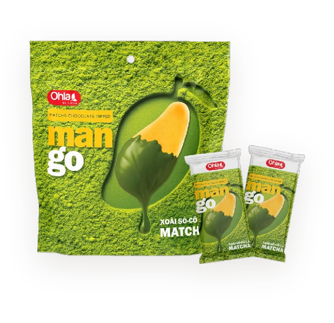Mango Matcha packaging